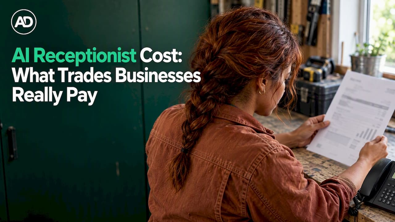 AI Receptionist Cost: What Trades Businesses Really Pay